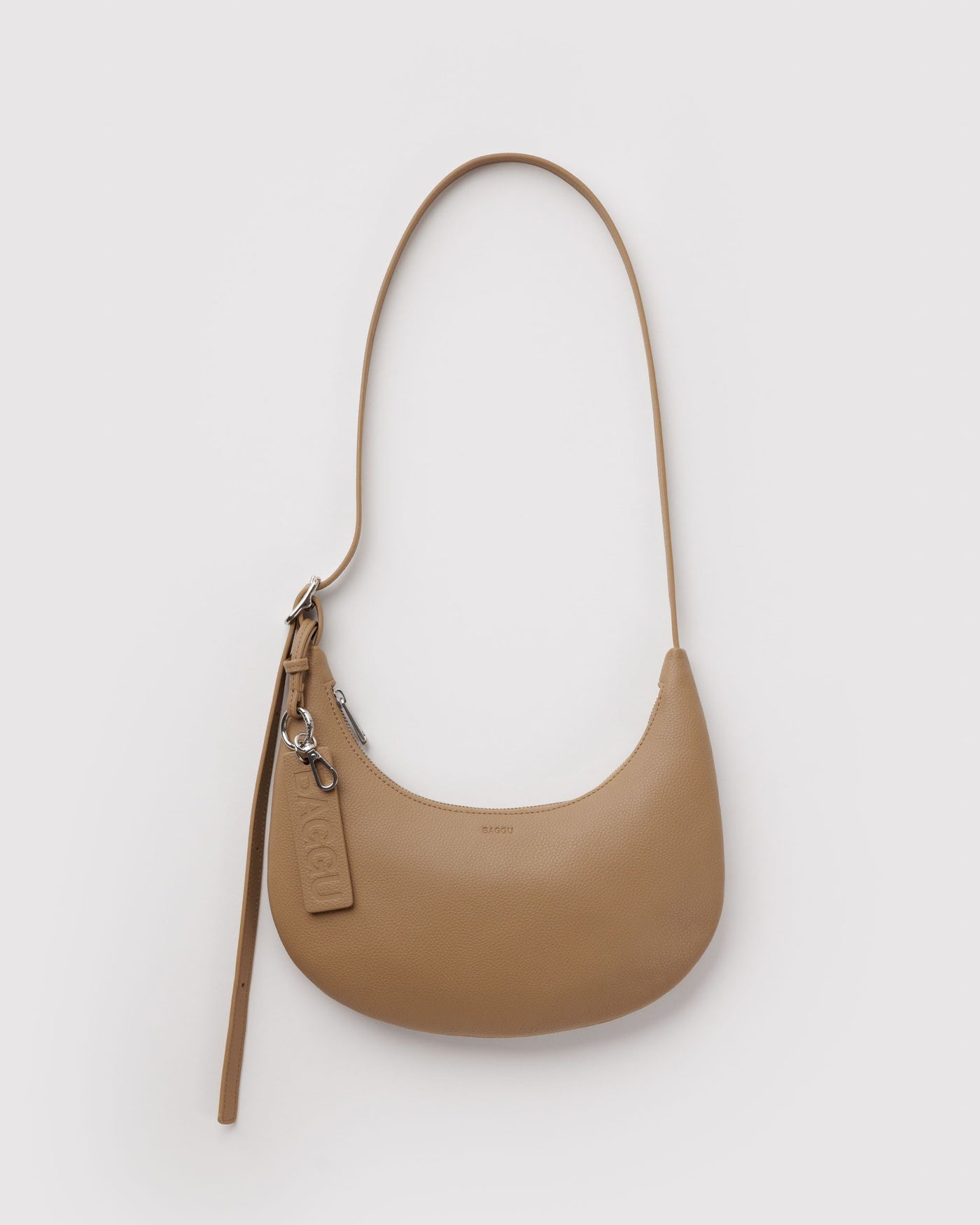 Small Recycled Leather Flat Crescent L8
