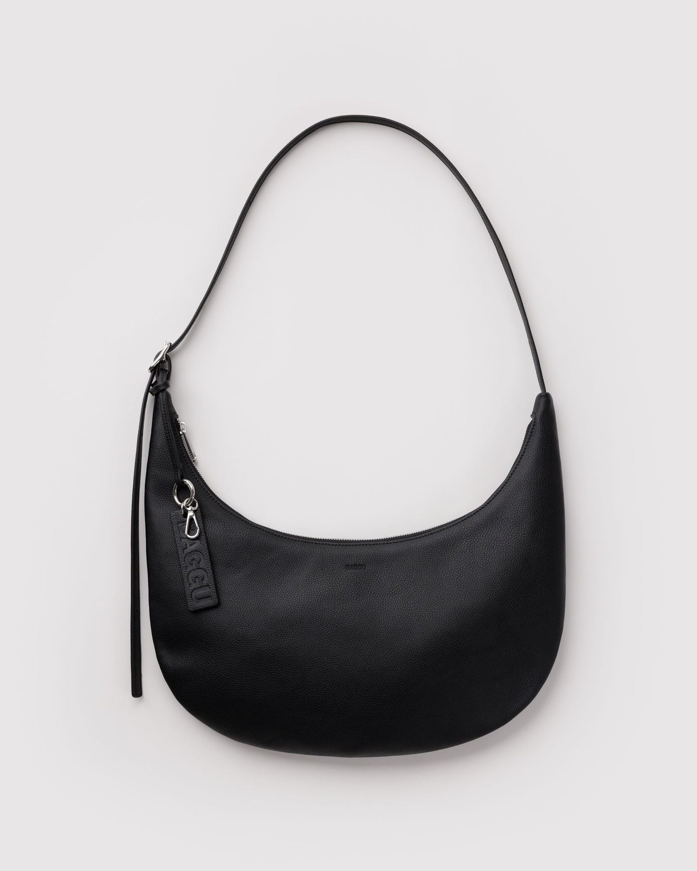 Medium Recycled Leather Flat Crescent X1