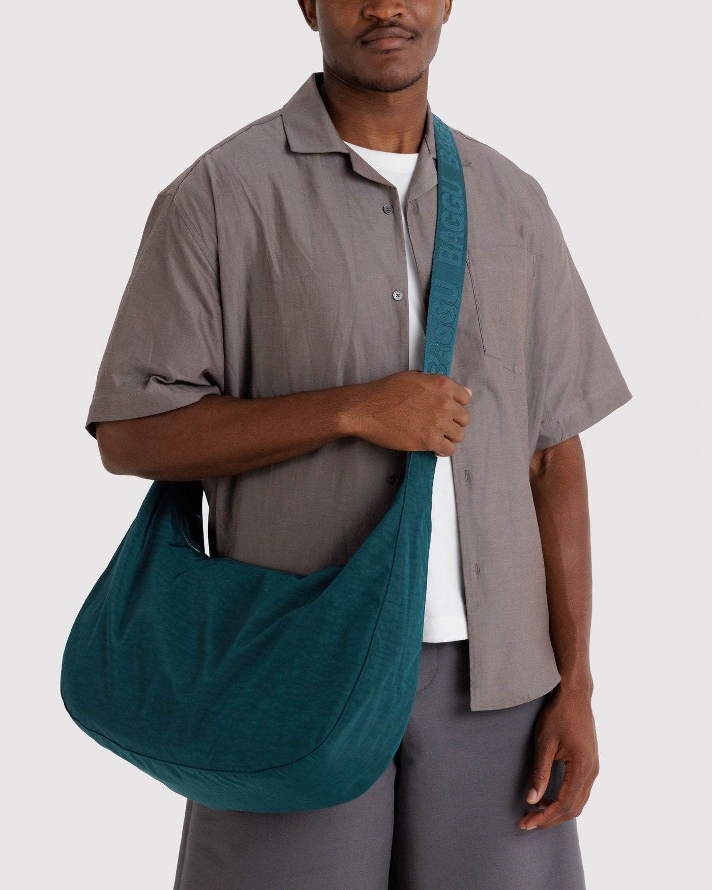 Large Nylon Crescent Bag K2