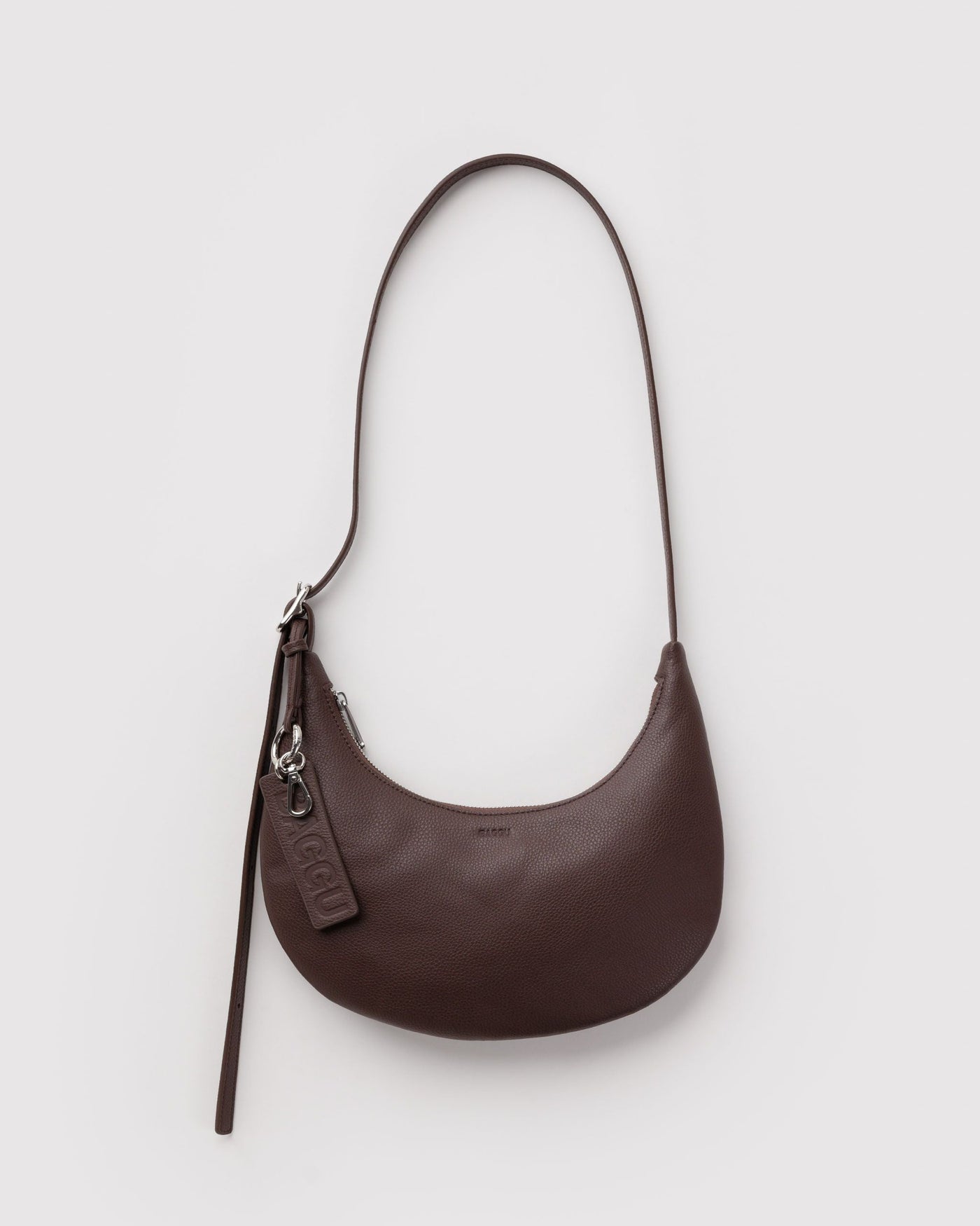 Small Recycled Leather Flat Crescent L8