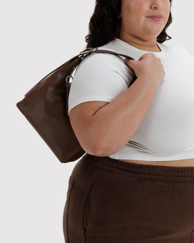 Mini Recycled Leather Shoulder Bag N2
