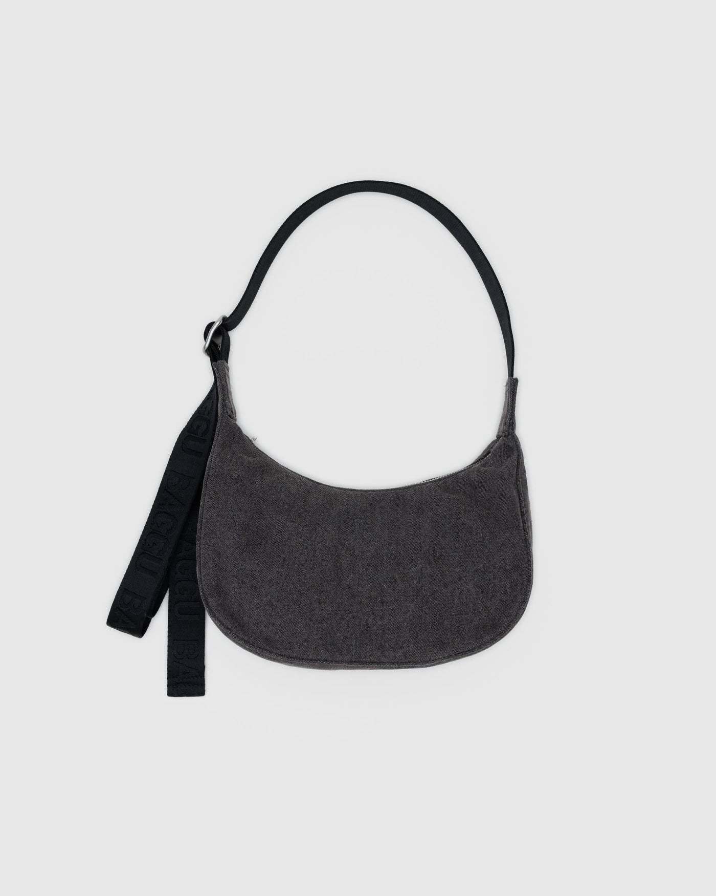 Small Denim Crescent Bag F1