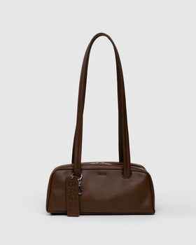 Small Recycled Leather Bowler Bag H0
