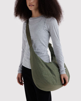 Large Nylon Crescent Bag K2