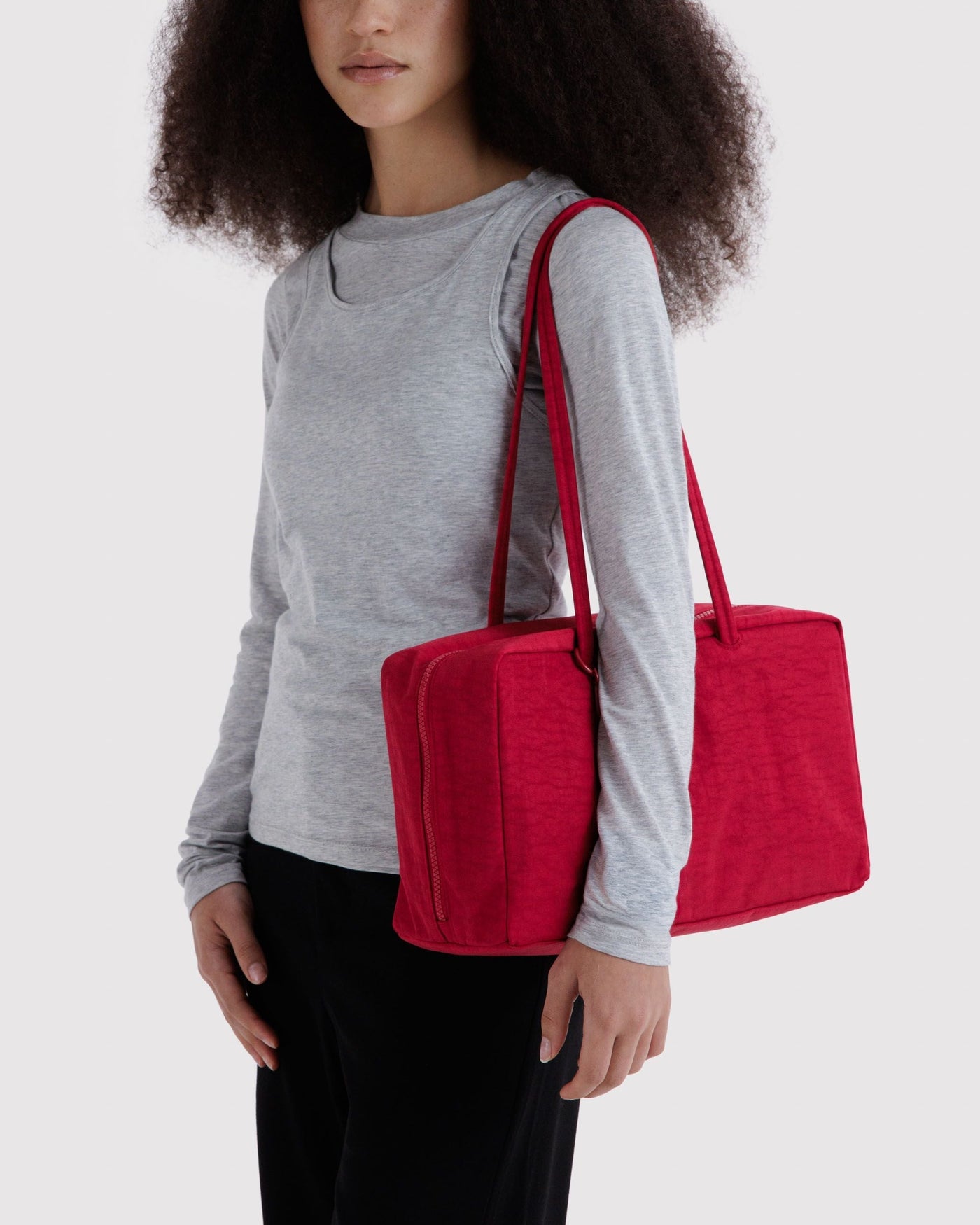 Medium Nylon Bowler Bag A3
